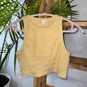 H&M YELLOW TANK